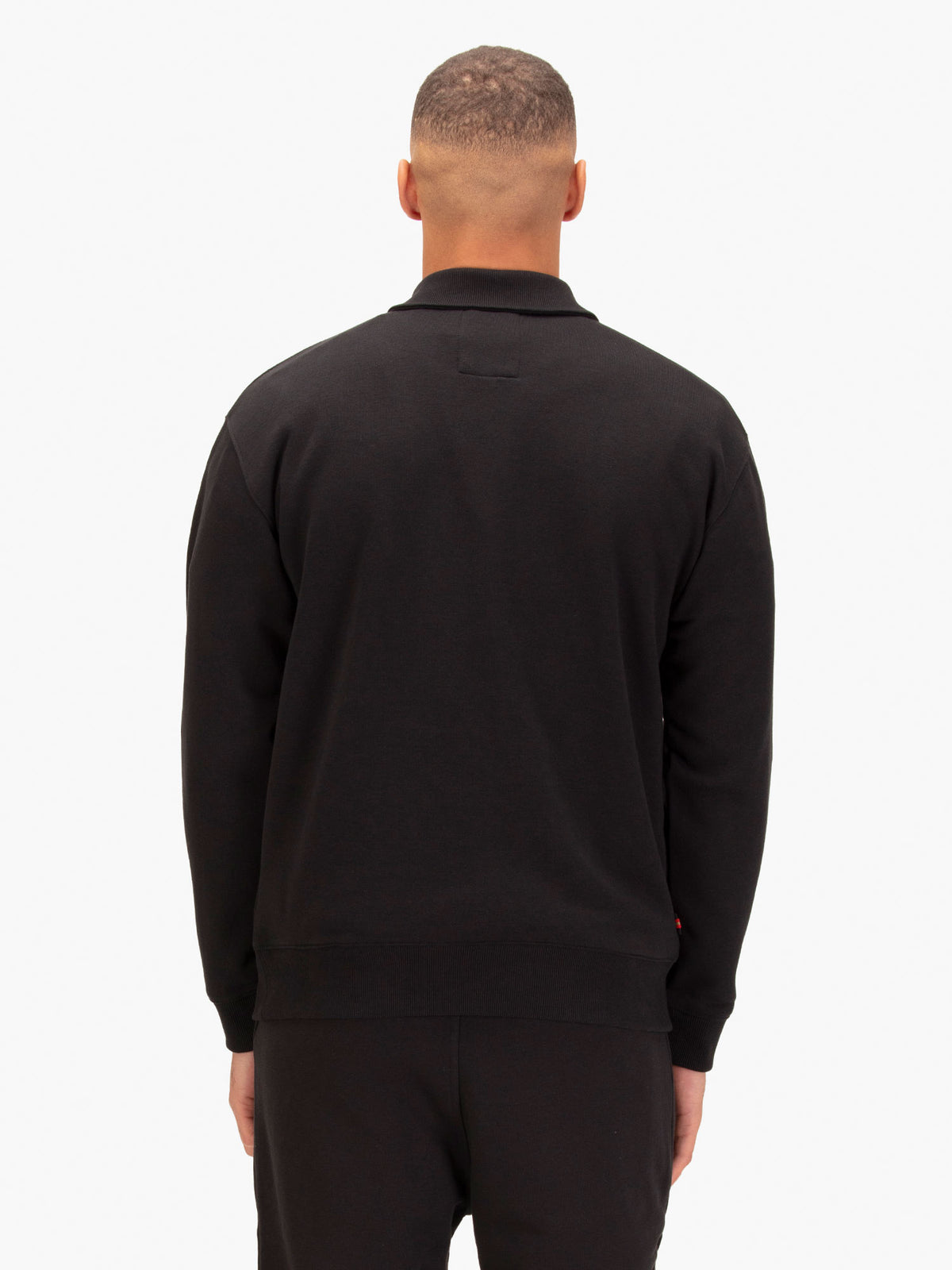 Men's black sweatshirt.