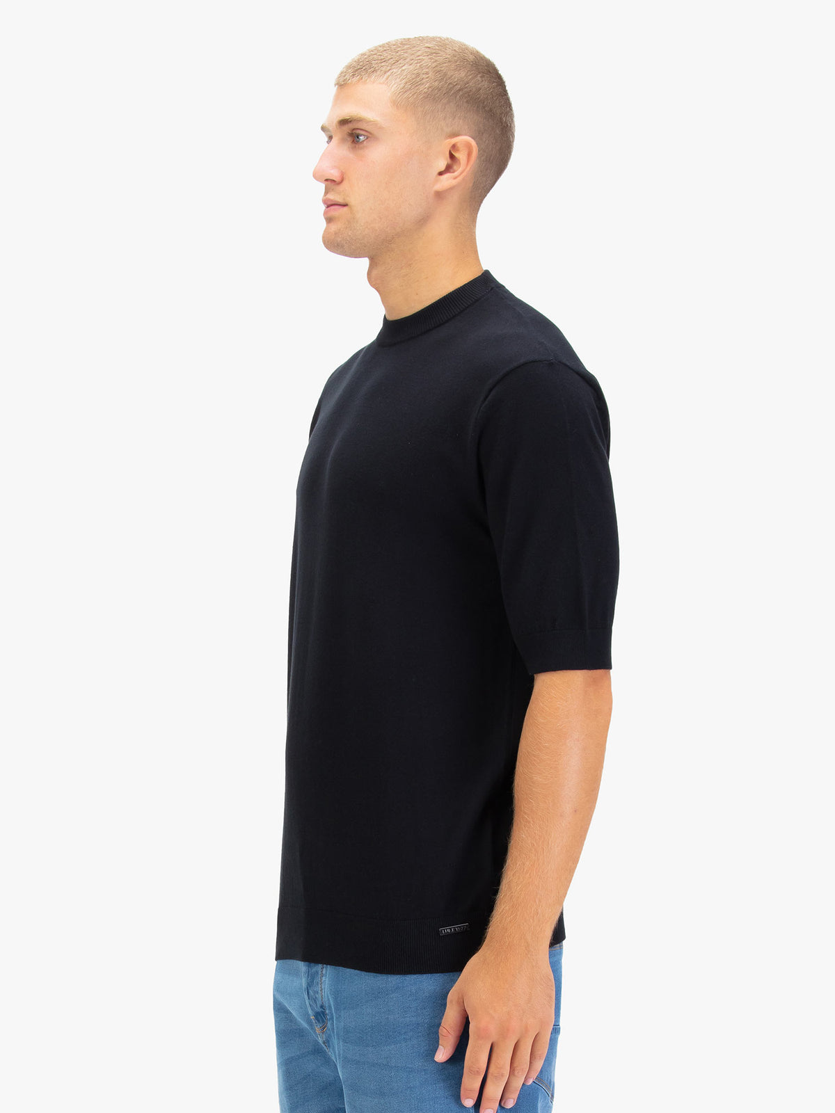 Men's black jumper.