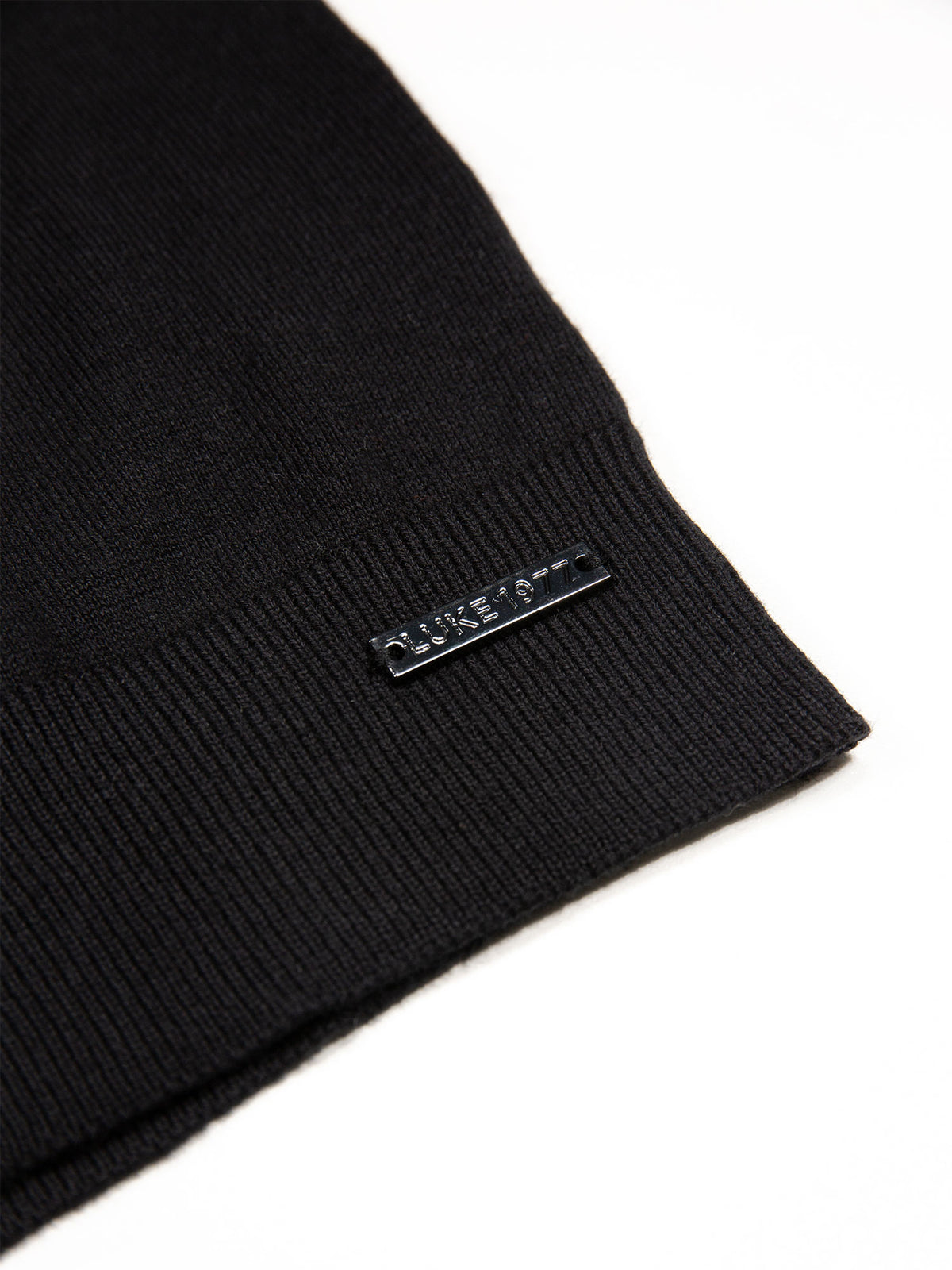 Men's black jumper.