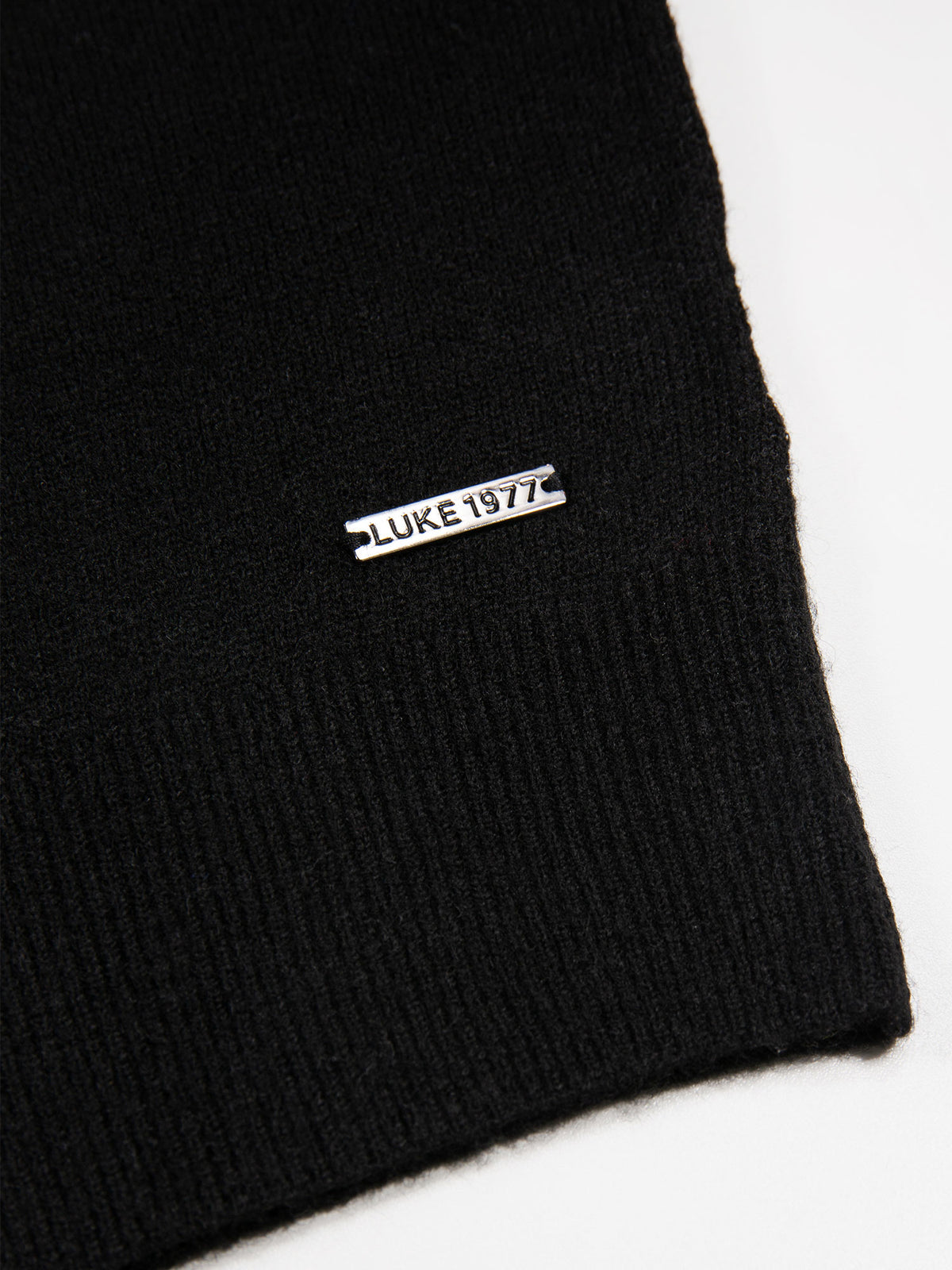 Men's black jumper.