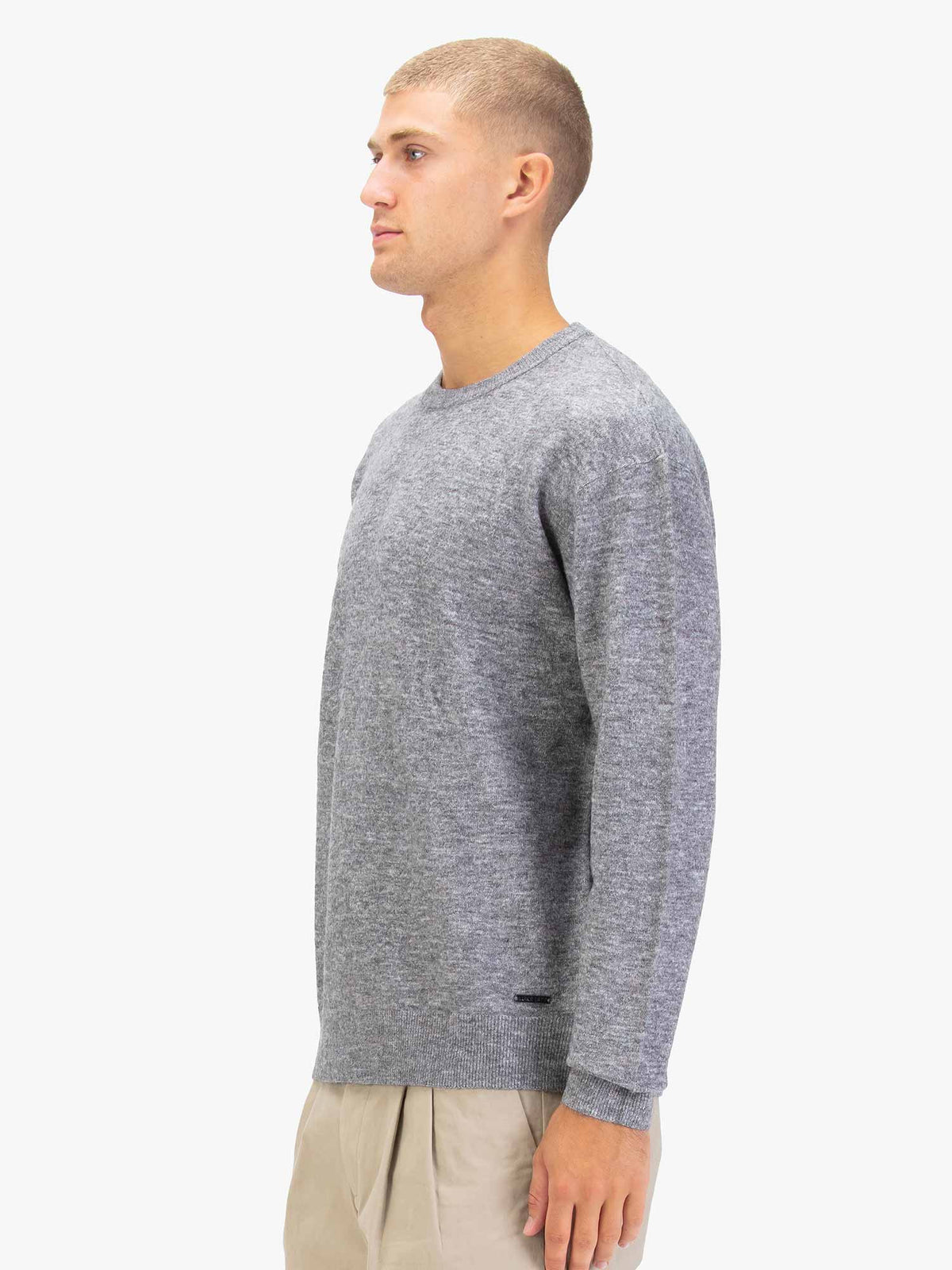 Men's grey jumper.