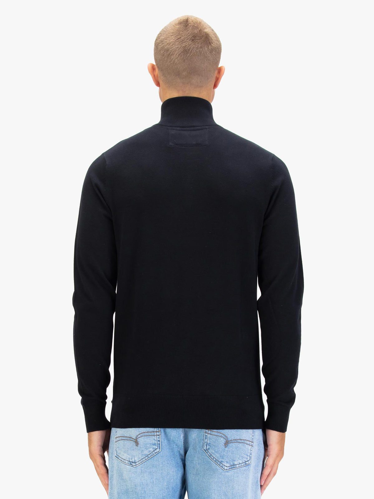 Men's black jumper.