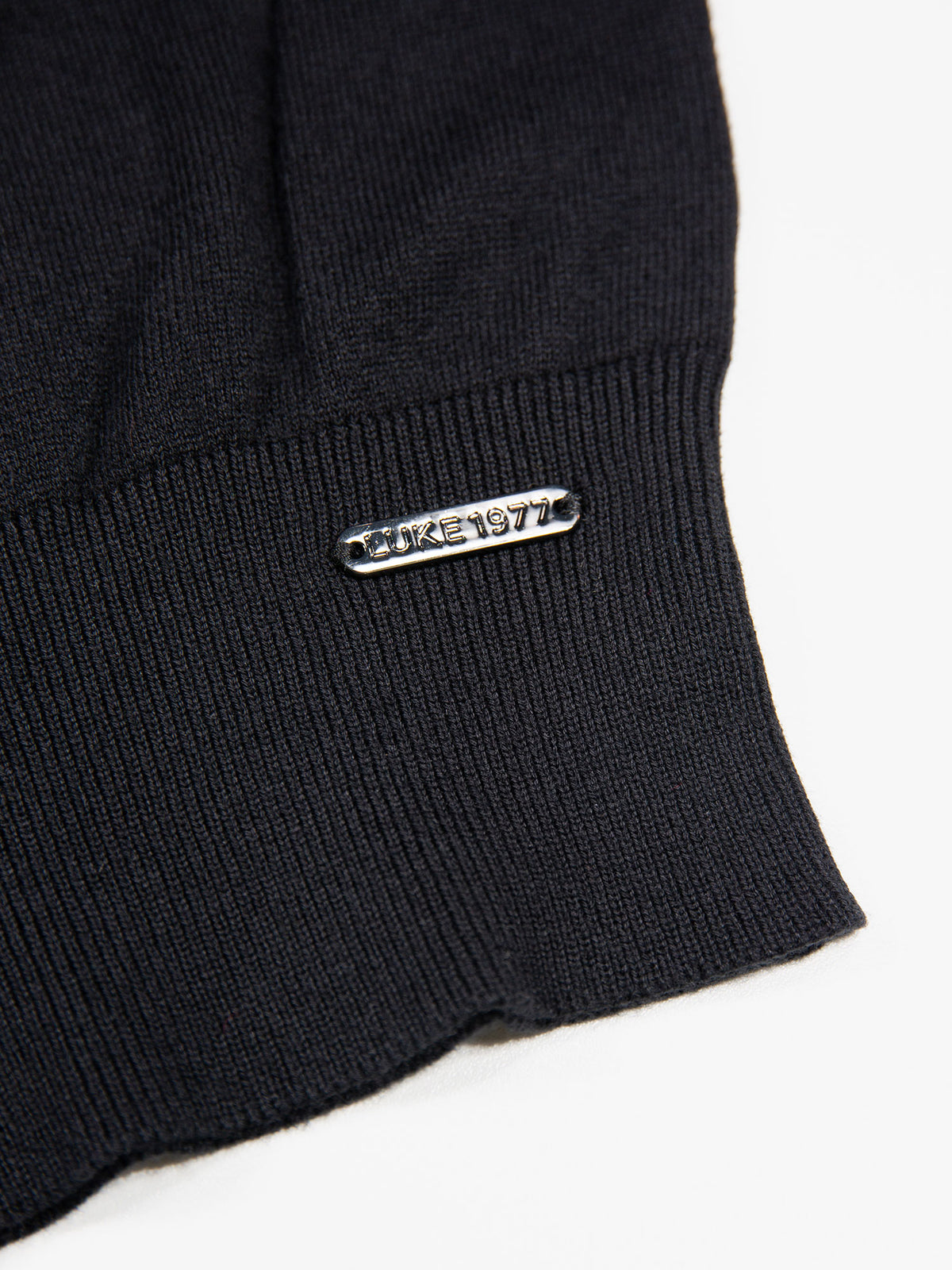 Men's black jumper.