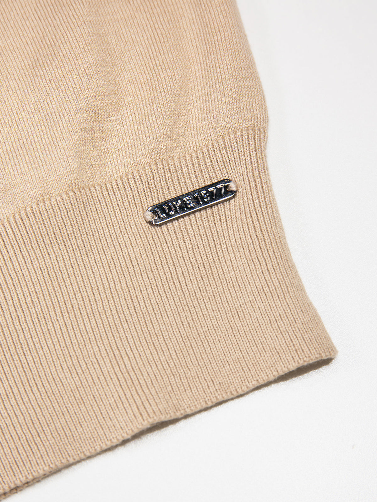 Men's beige jumper.