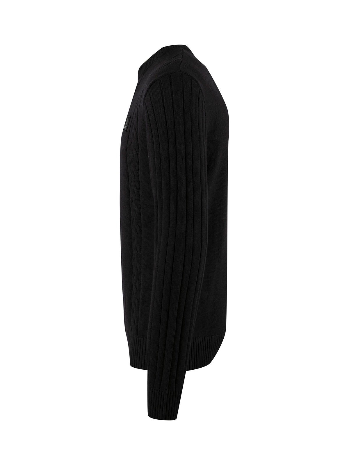 Mitcham Cable Knit Jumper - Black