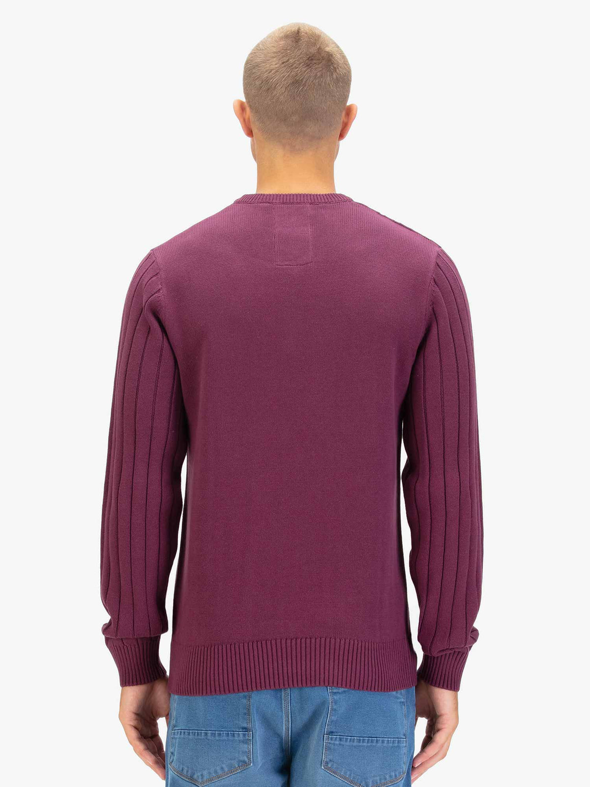 Men's red jumper.