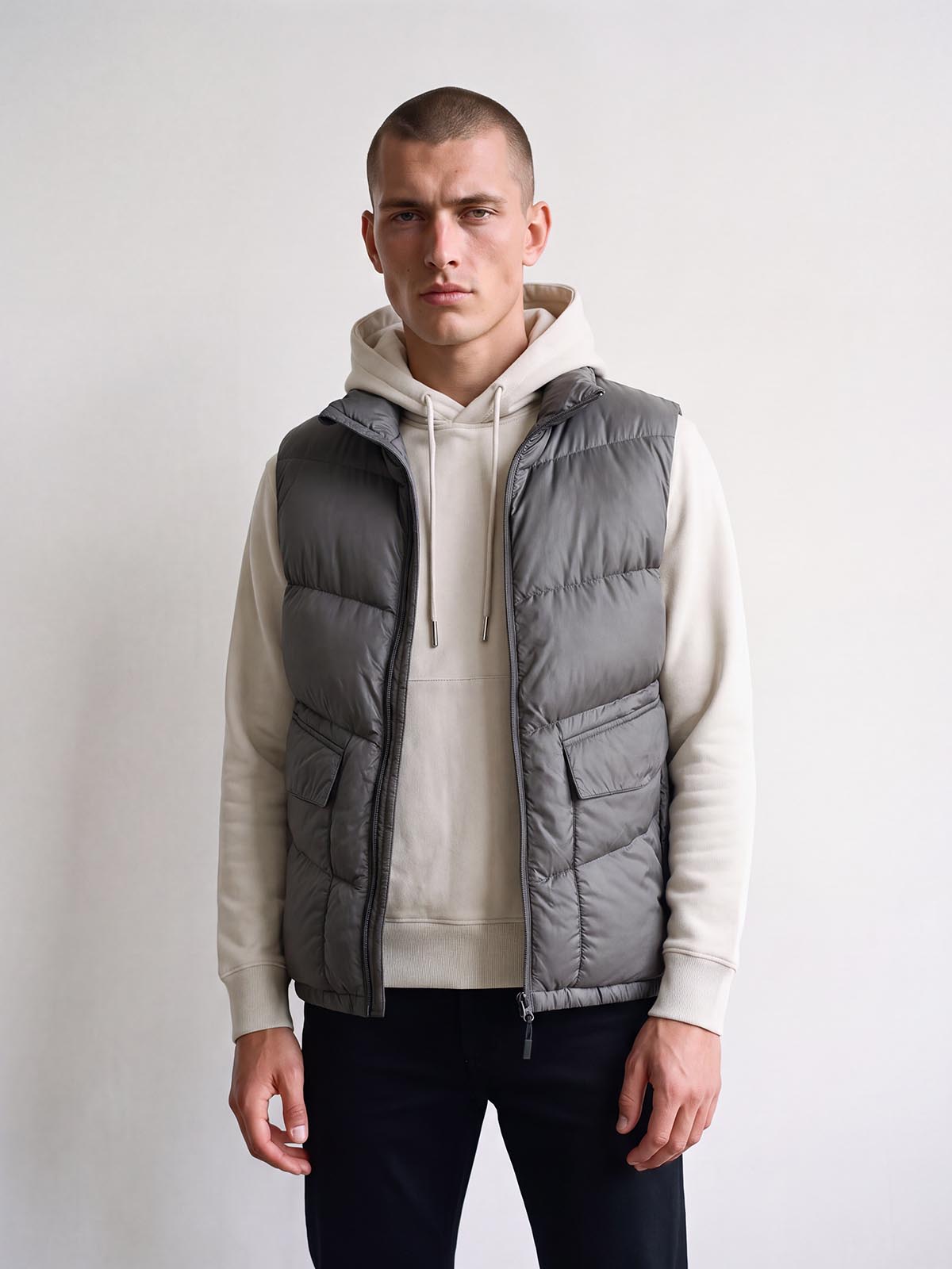 Wiston Padded Gilet - Charcoal
