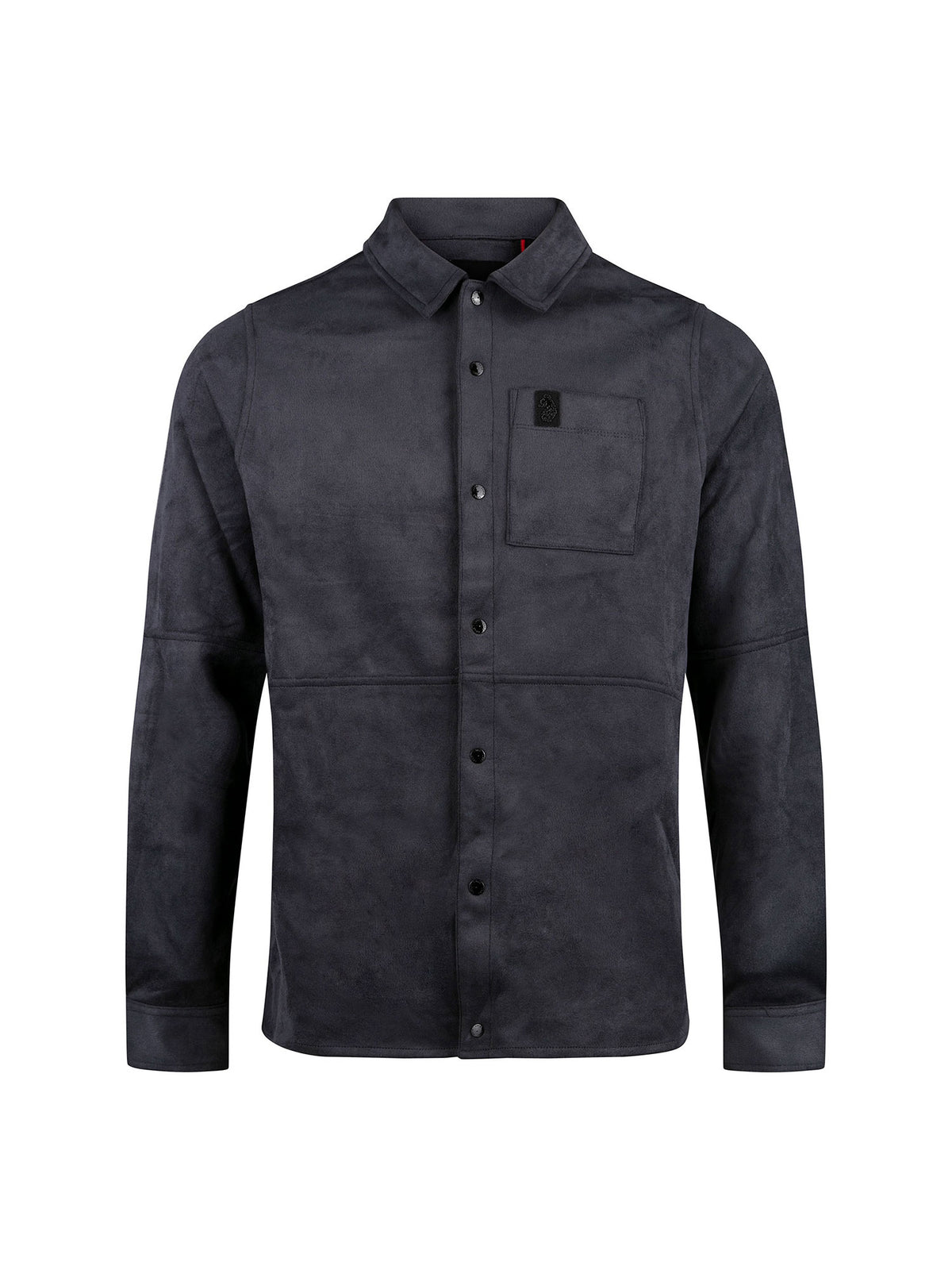 DYLAN SUEDE SHIRT - Porpoise