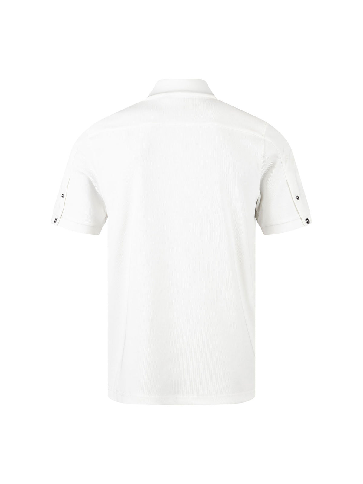 Penrith Zip Neck Polo Shirt - White