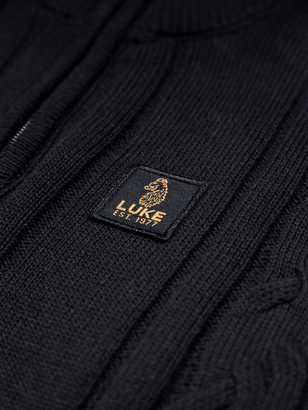 MERTON QUARTER ZIP KNITTED JUMPER