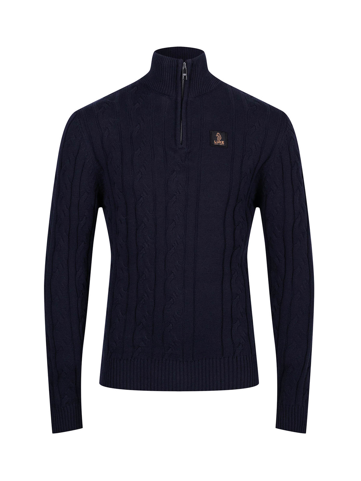 Men's navy jumper.