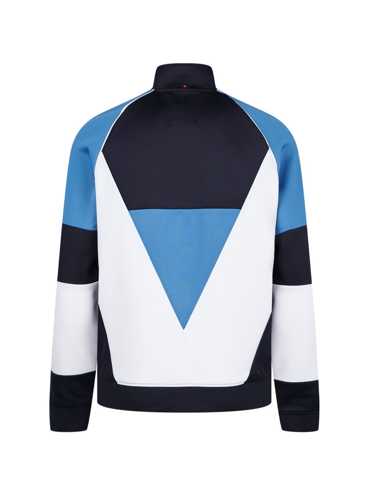 Gratitude Chevron Zip Sweatshirt - Navy