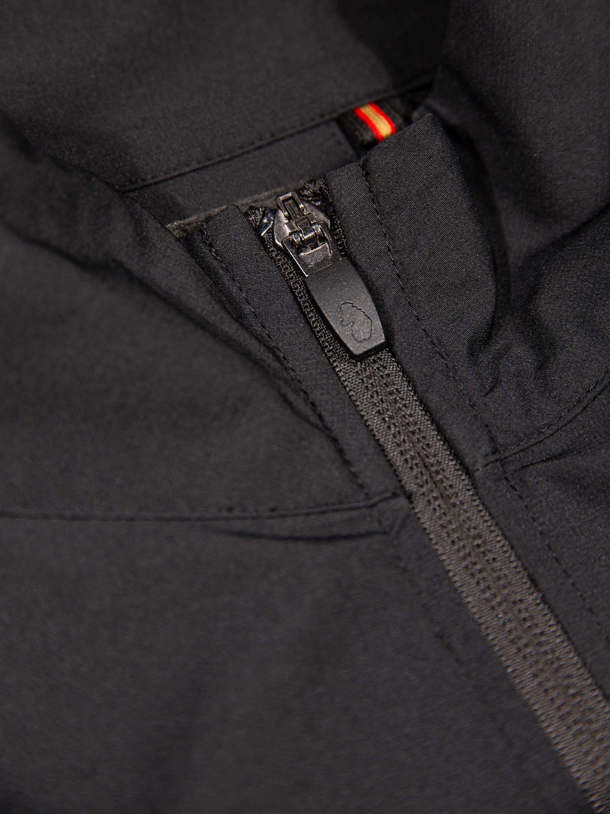 Men's black sweatshirt, detail view