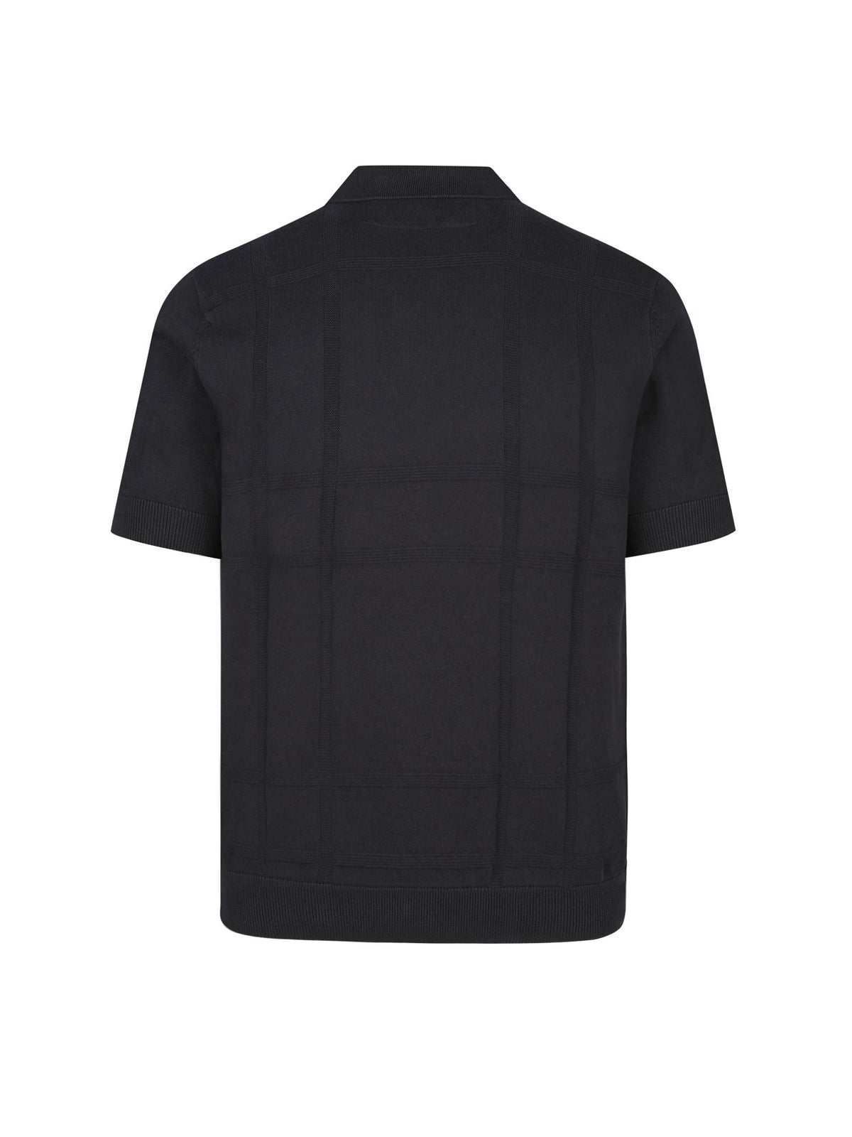 ELGIN TEXTURED CHECK KNIT POLO