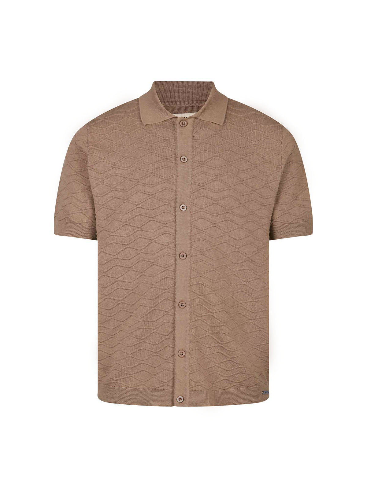 Men's brown jumper, front view