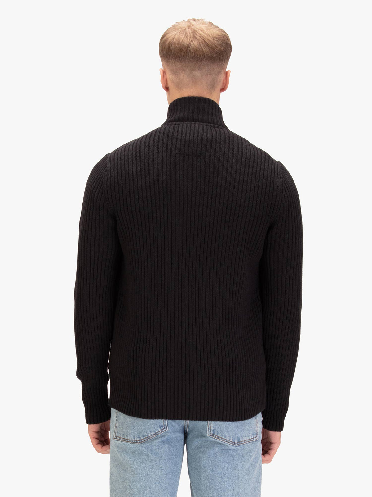 Men's black jacket, detail view 1
