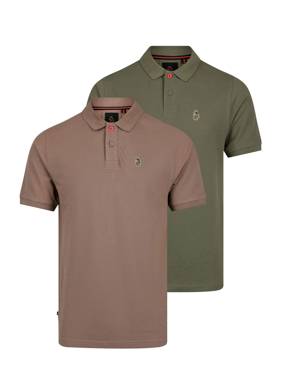 New Mead Cotton Pique Polo Shirt 2 Pack