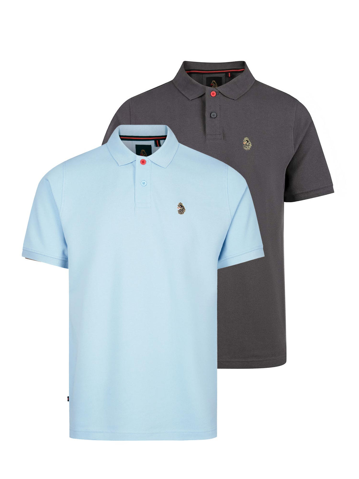 New Mead Cotton Piqué Polo Shirt 2 Pack