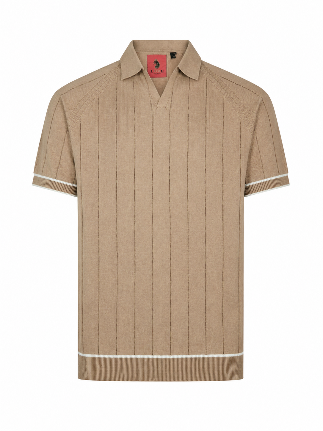 MARSHALL POINT POLO SHIRT - TAN