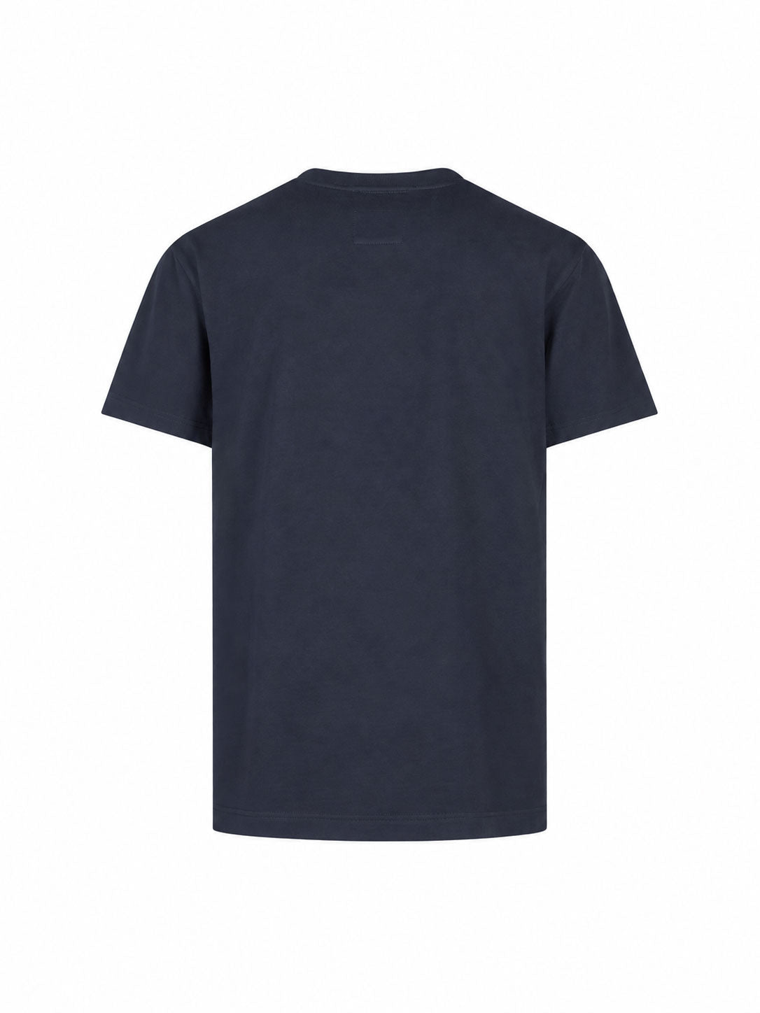 Firth Check Shoulder T-Shirt - Dark Navy