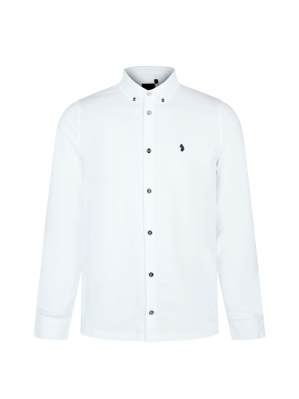 Neville Long Sleeve Shirt - White