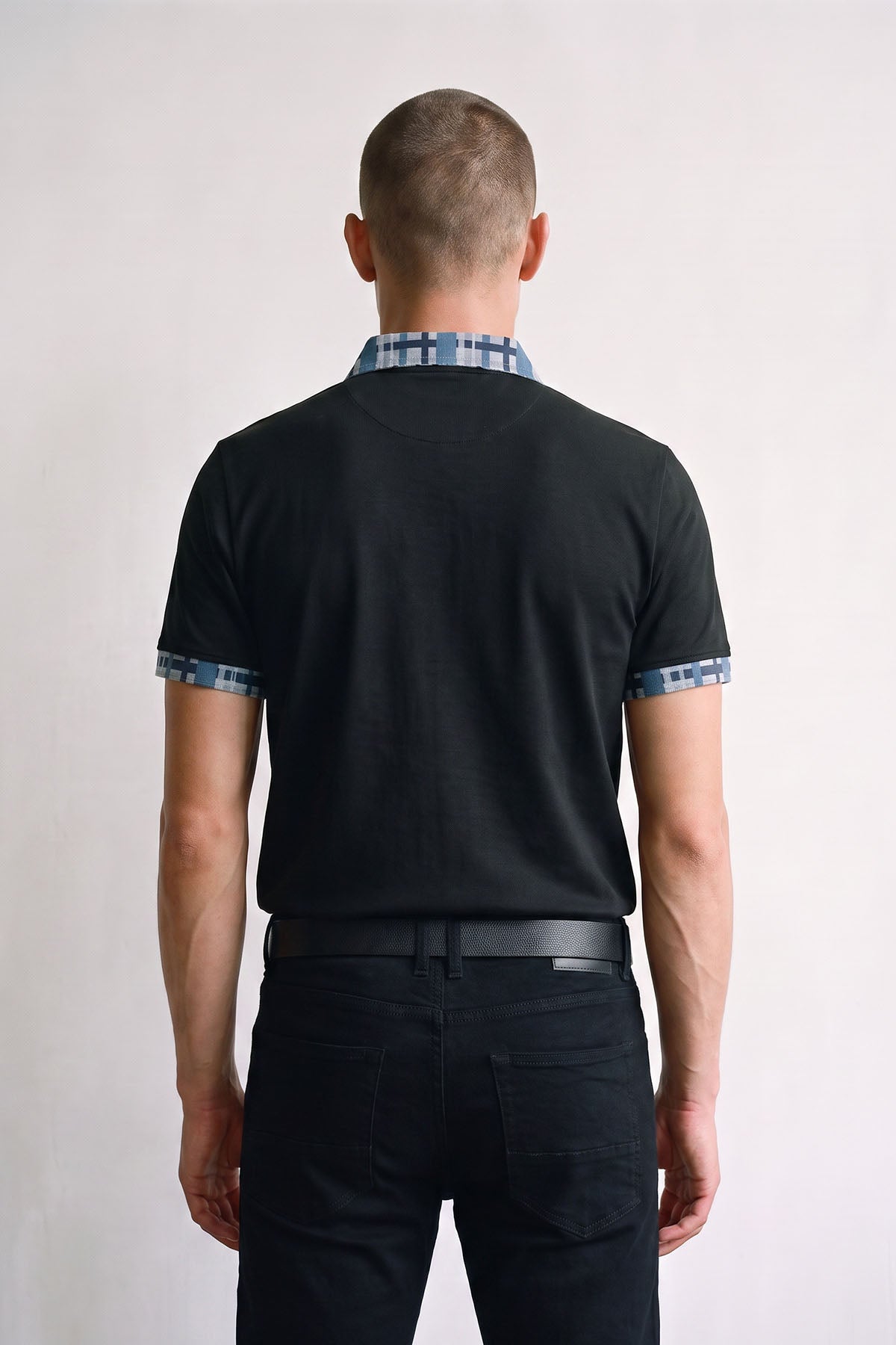 Yard Polo Shirt - Black Blue