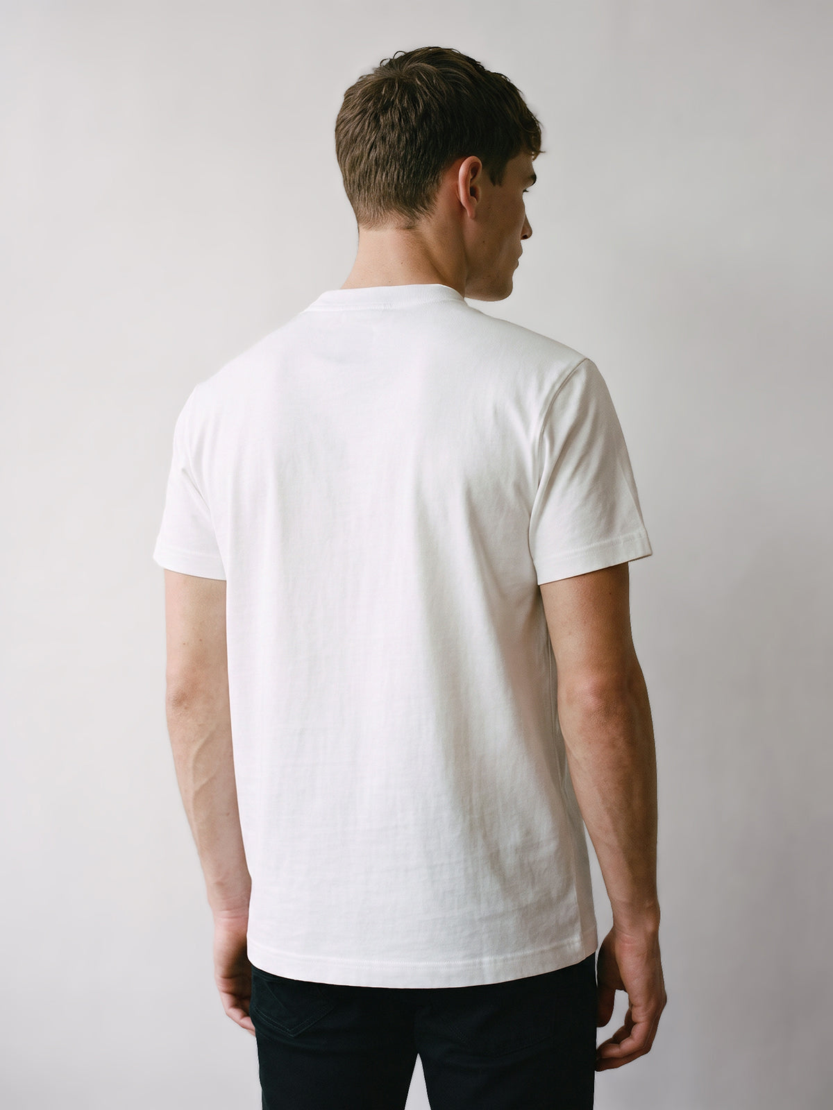 Glen Relaxed Fit T-Shirt - White