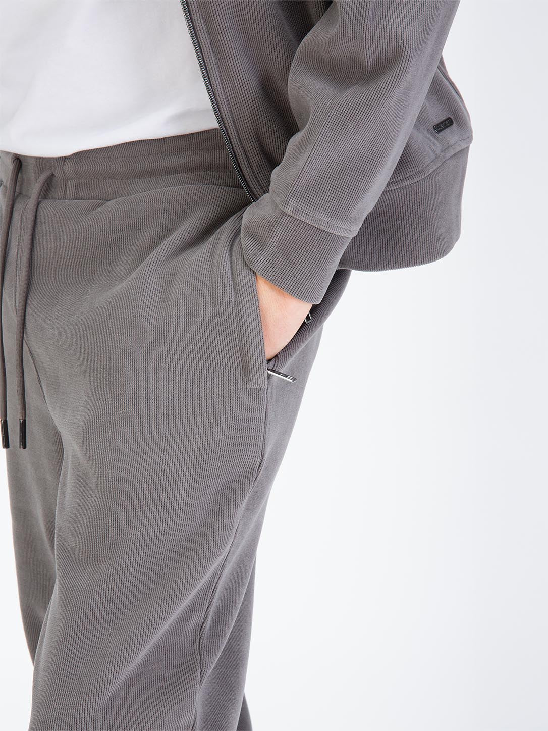 Harlem Dyed Joggers - Concrete