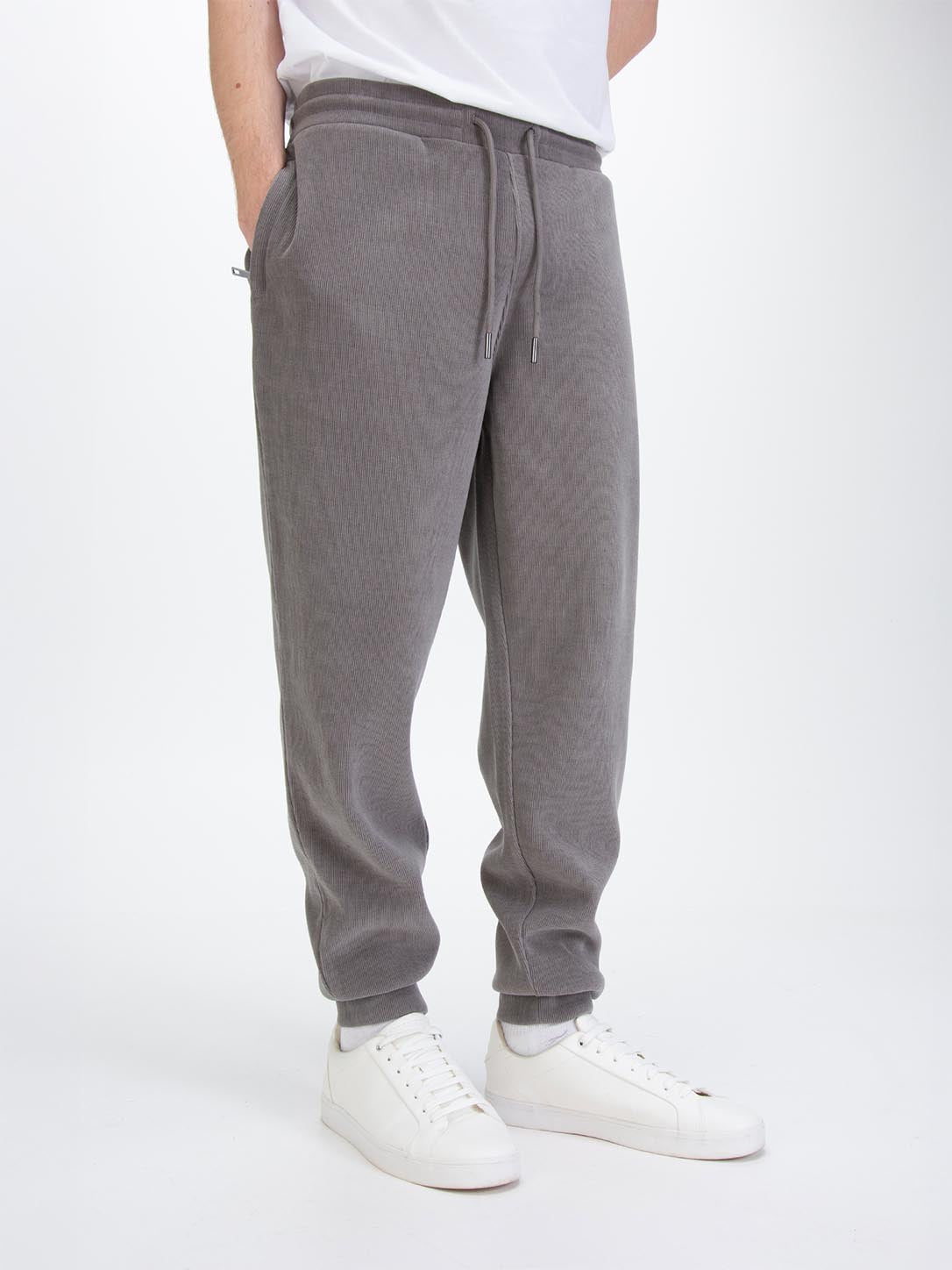 Harlem Dyed Joggers - Concrete