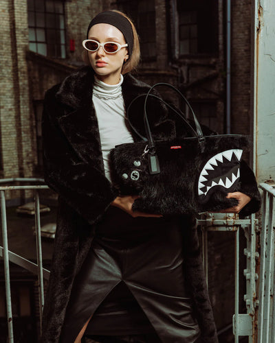SPRAYGROUND FURZILLA SHARK (NIGHT) TOTE