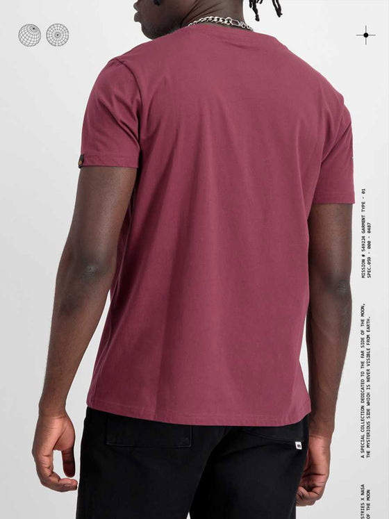 Alpha Industries Dark Side T-Shirt 108510 184 Burgundy – Luke1977 | T-Shirts