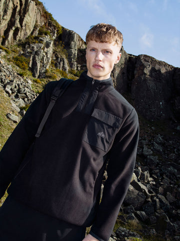 Men's black sweatshirt.