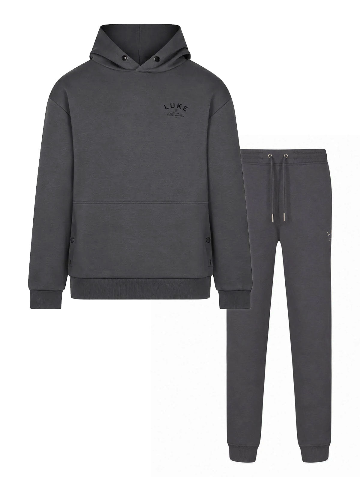 Alton Lux Touch Tracksuit - Charcoal