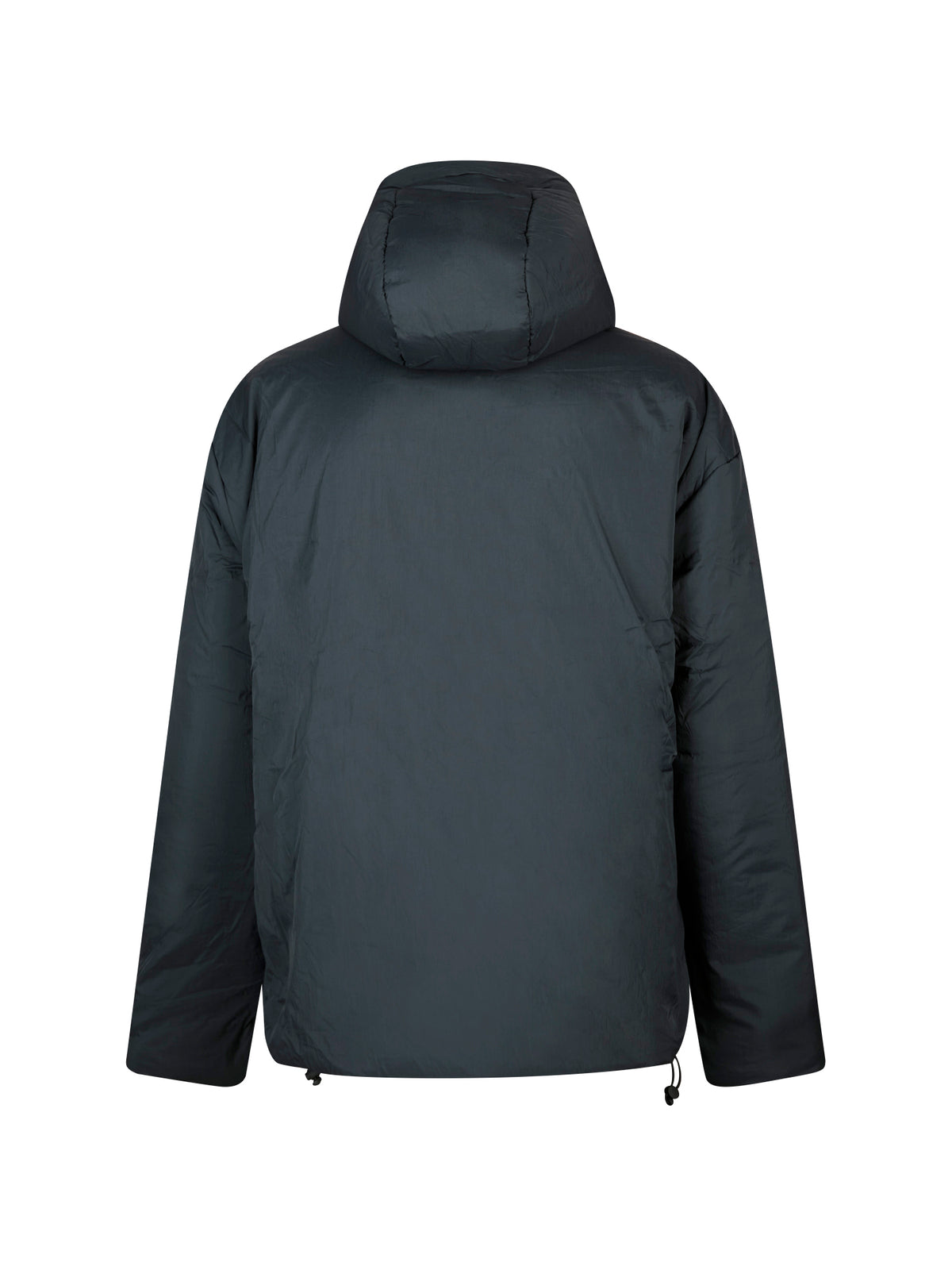 ASHER PADDED HOODED JACKET- Navy