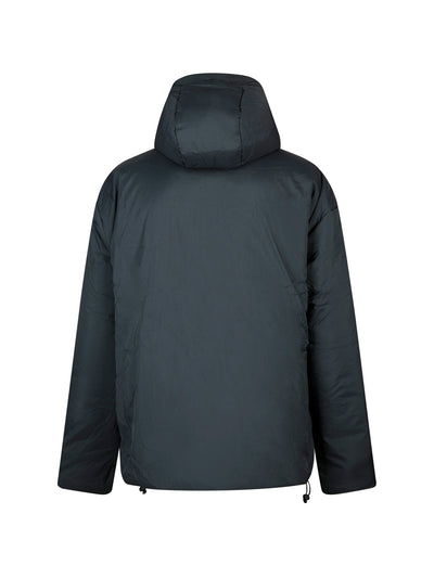 ASHER PADDED HOODED JACKET- Navy