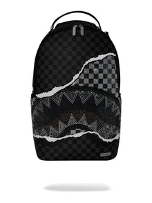  SPRAYGROUND SILVER DIAMOND TEAR BACKPACK