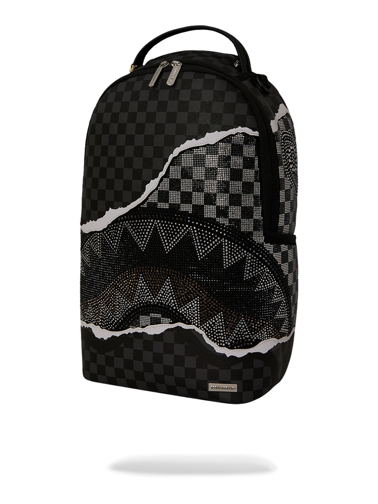 SPRAYGROUND SILVER DIAMOND TEAR BACKPACK