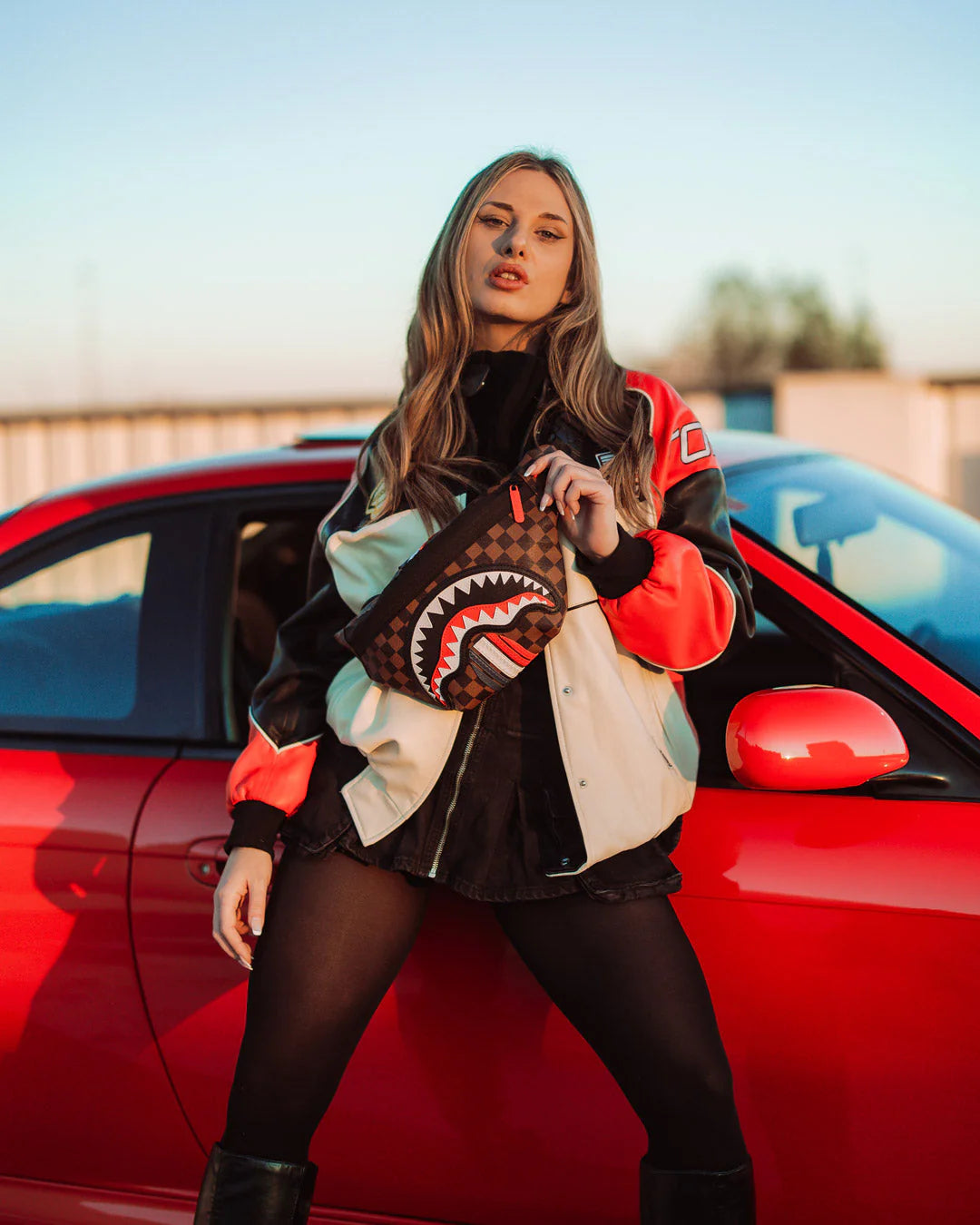 SPRAYGROUND SHARKS IN PARIS GT SAVVY CROSSBODY