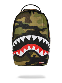  SPRAYGROUND WOODLAND CAMO CHECK BACKPACK