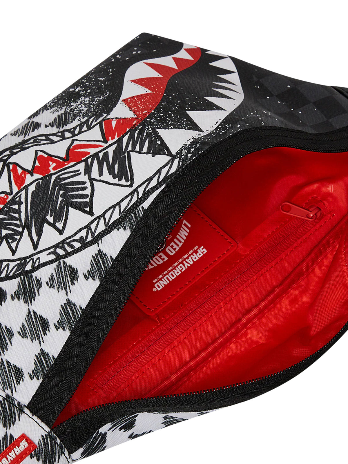 SPRAYGROUND SCRIBBLE DRIBBLE CHECK SAVVY CROSSBODY