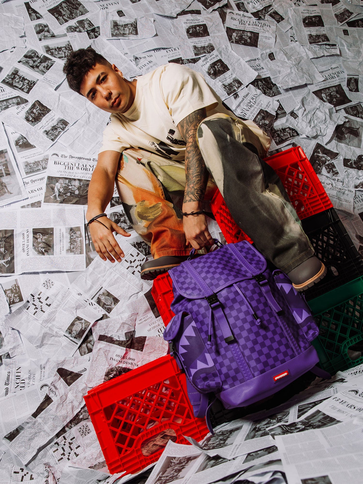 SPRAYGROUND ALL SYSTEMS GO MONTE CARLO