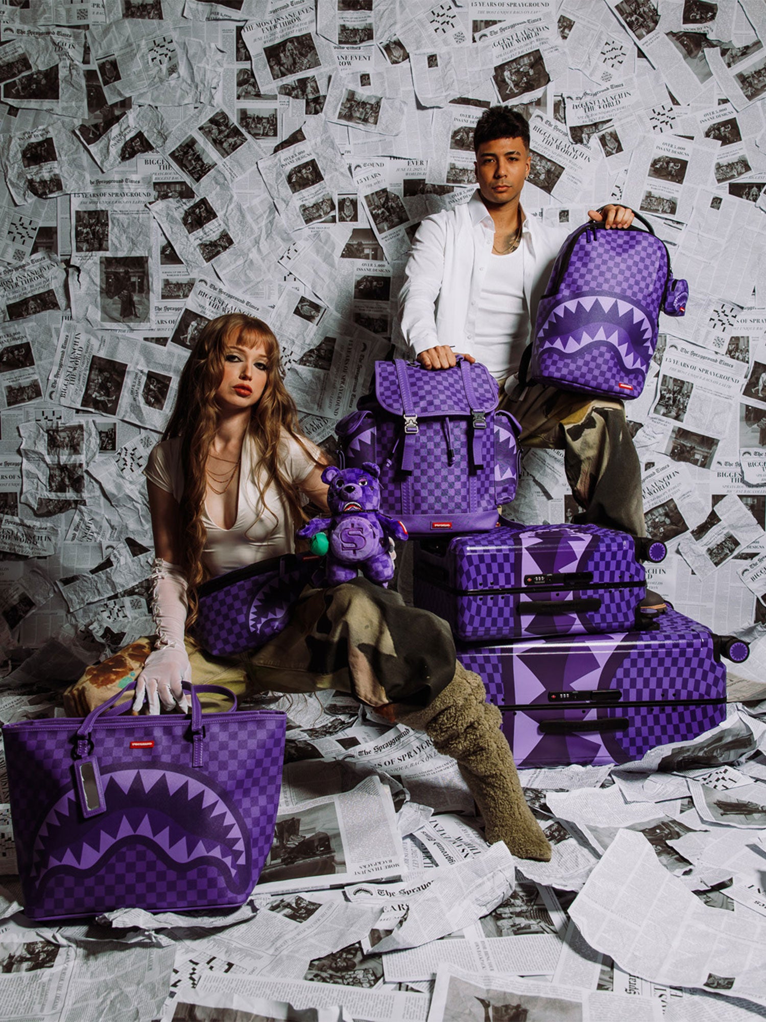 SPRAYGROUND ALL SYSTEMS GO BEAR CUB BACKPACK