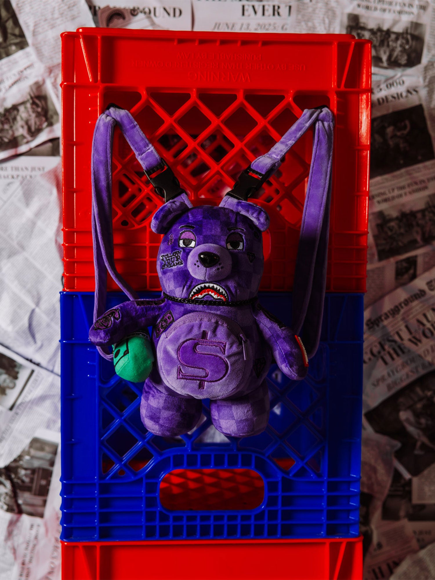 SPRAYGROUND ALL SYSTEMS GO BEAR CUB BACKPACK