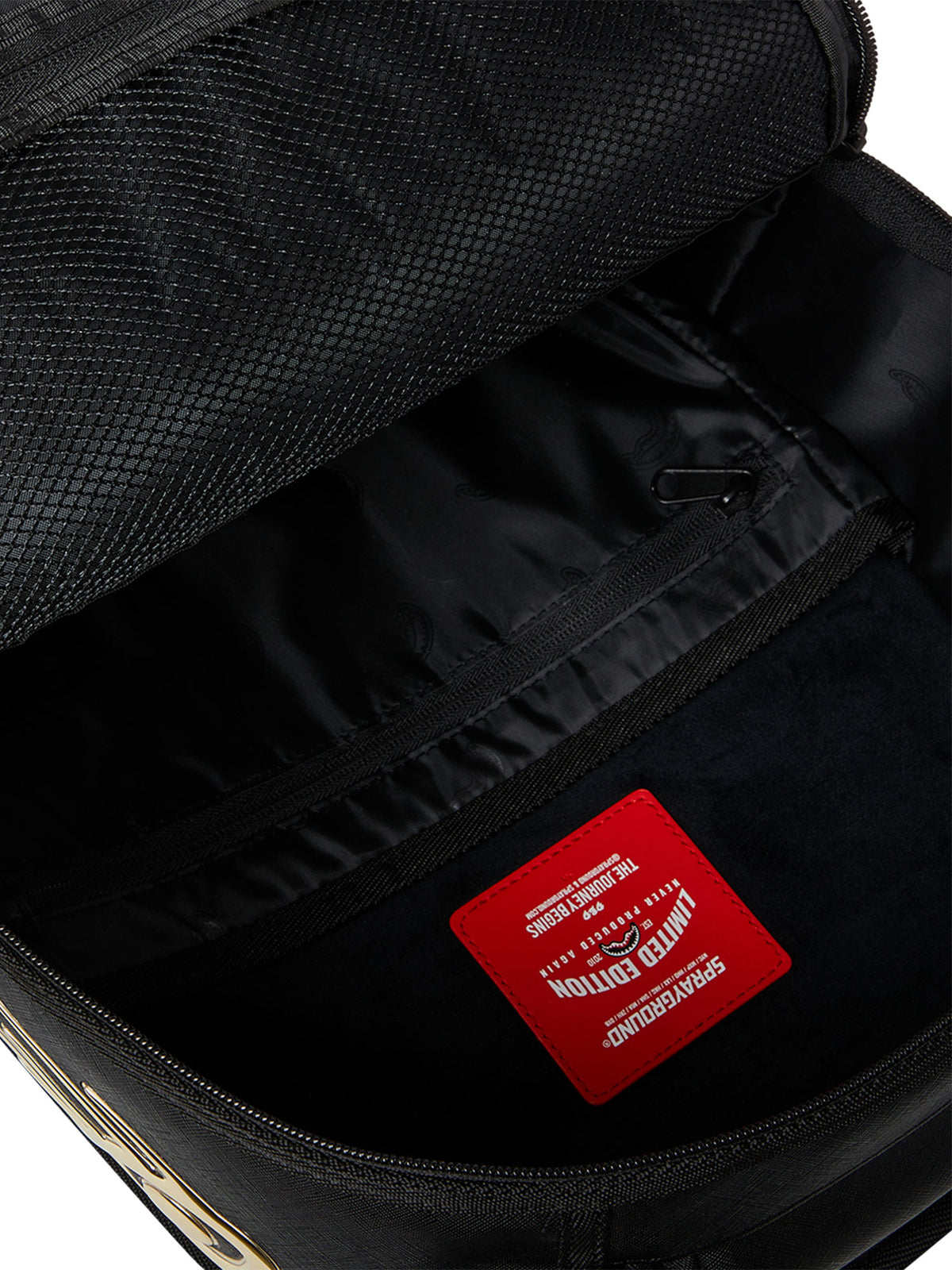 SPRAYGROUND GOLD AND DANGEROUS BACKPACK