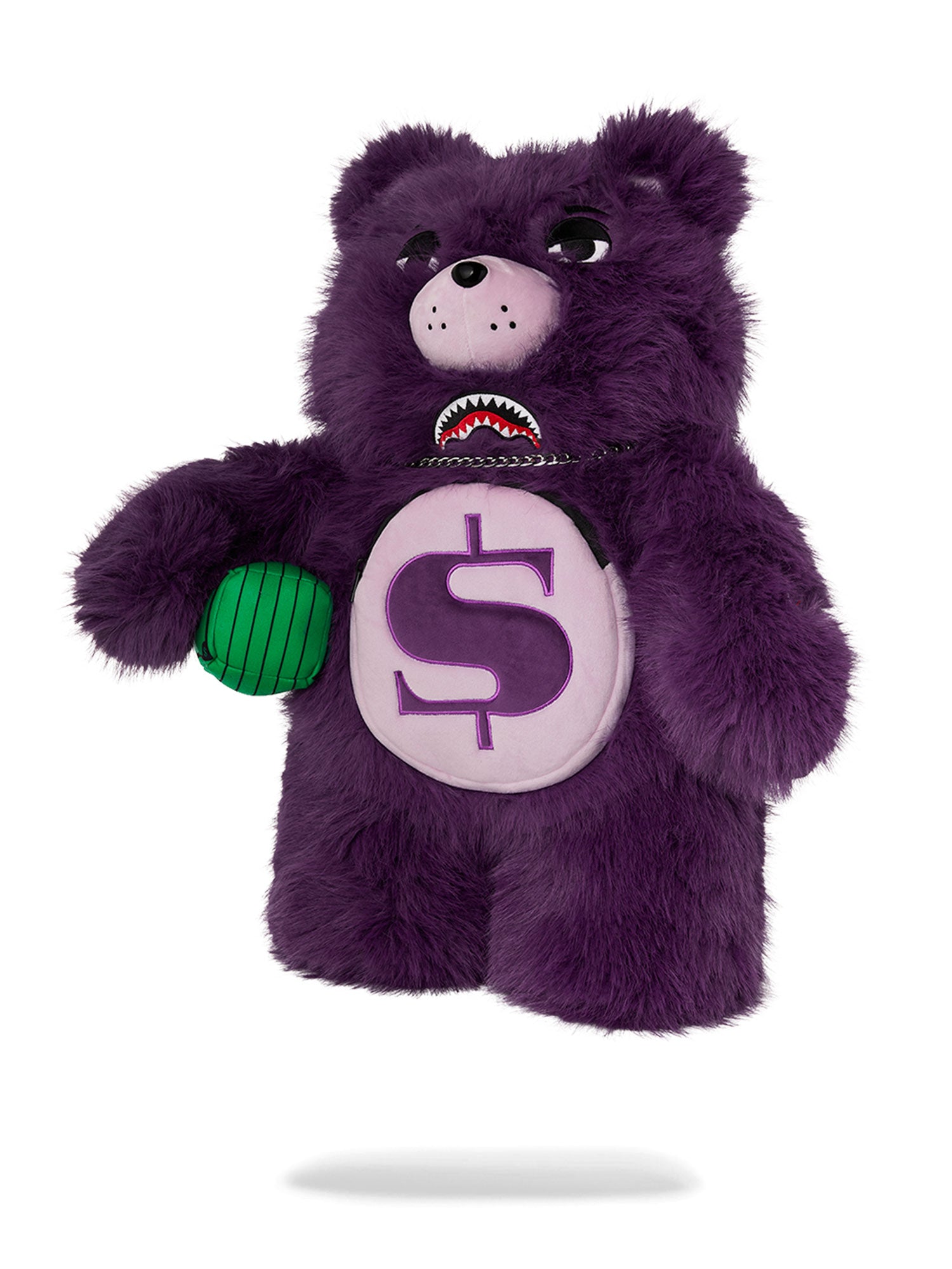 SPRAYGROUND FUR CRAY PURP MONEYBEAR BACKPACK