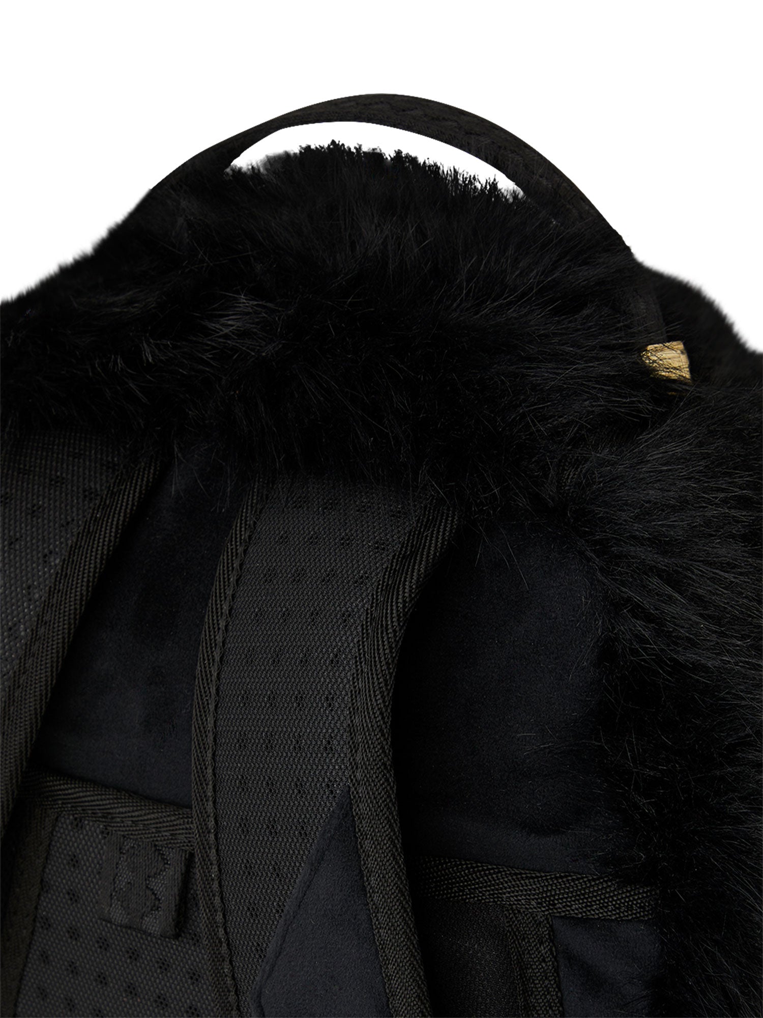 SPRAYGROUND FUR CRAY BLACK BACKPACK