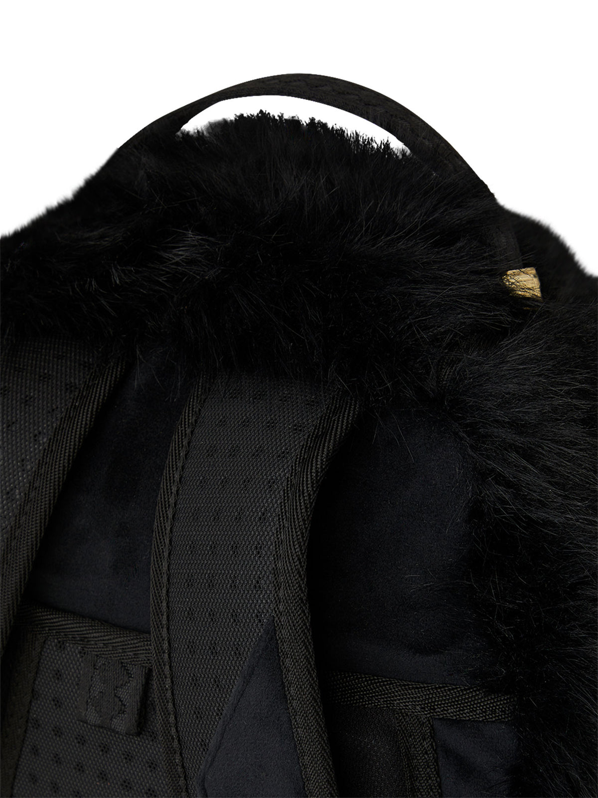 SPRAYGROUND FUR CRAY BLACK BACKPACK