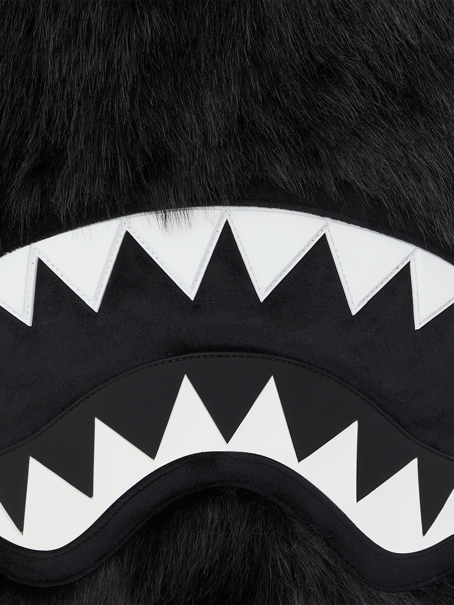 SPRAYGROUND FUR CRAY BLACK BACKPACK