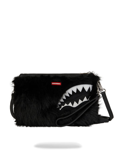 SPRAYGROUND FURZILLA SHARK (NIGHT) CROSSOVER CLUTCH
