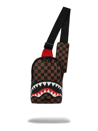 SPRAYGROUND THE PRIVATE JET SHARK CLUB BACKPACK SLING